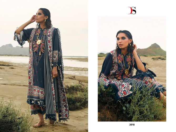 Deepsy Sana Sufinaz Muzlin 23 Ethnic Wear Embroidered Wholesale Pakistani Suit